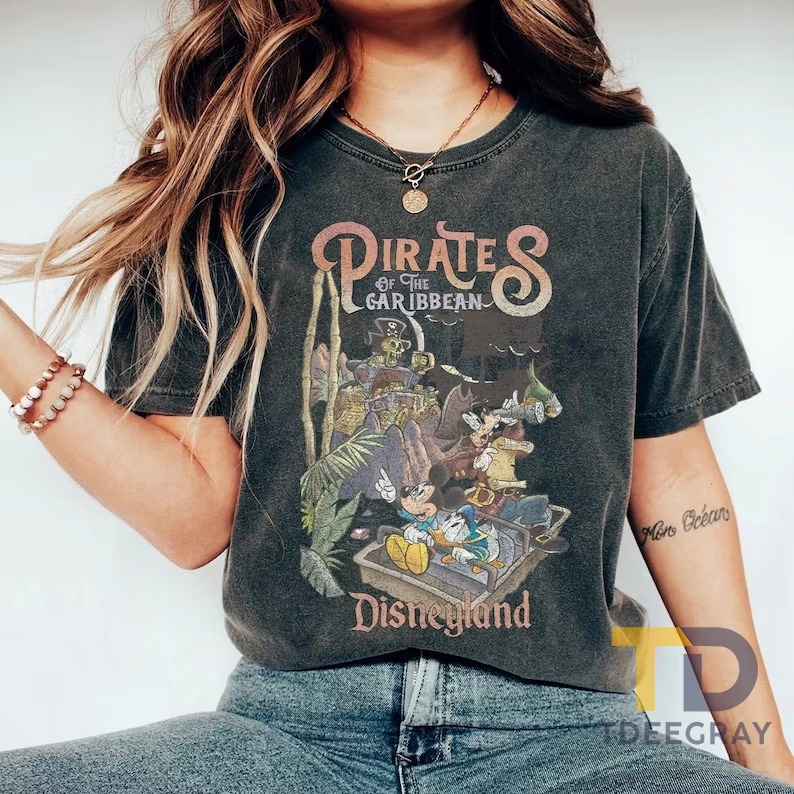 Vintage Pirates of the Caribbean Disneyland Shirt, Disneyland Trip 2023 Shirt_11zon