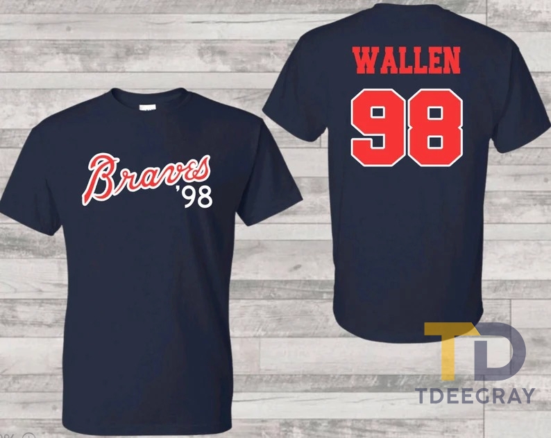 98 Braves T-shirt, Baseball lover T-shirt