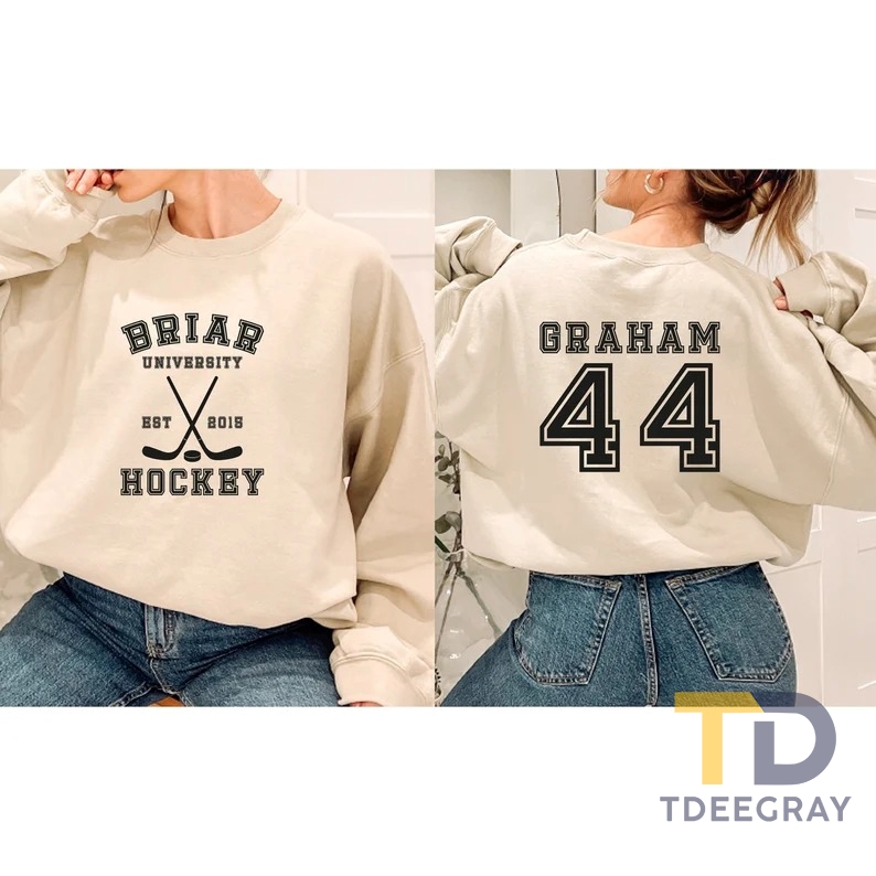 Briar University Hockey Sweatshirt, Briar Sweatshirt