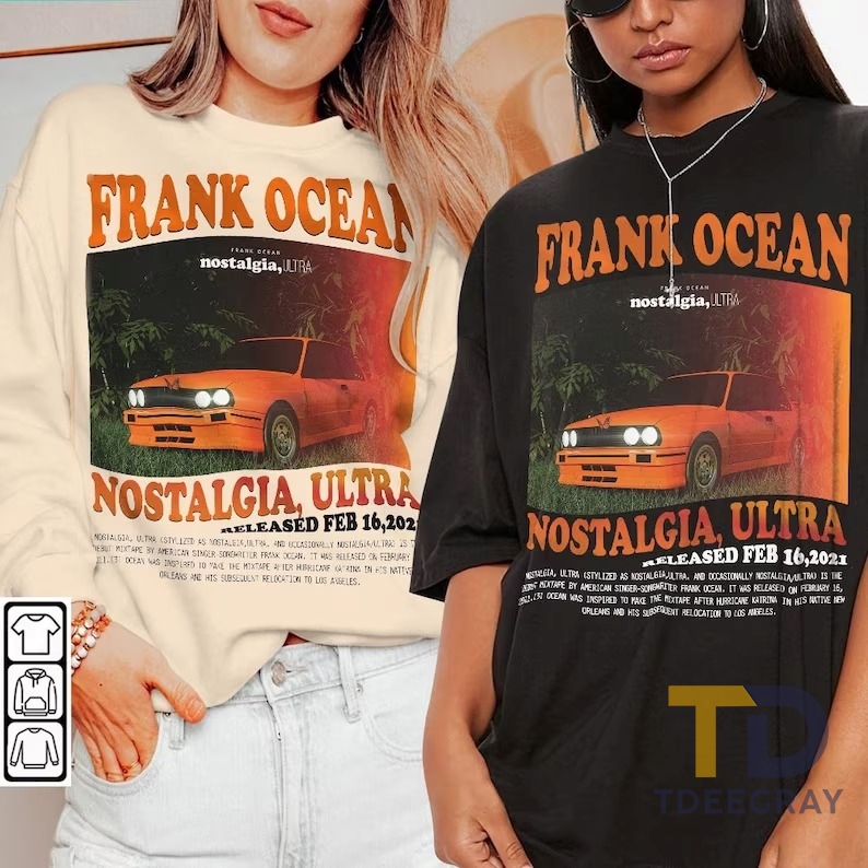 Frank Ocean Nostalgia Tshirt, Album 90s Shirt