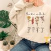 Grandma's Garden Sweatshirt, Birth Flower Sweatshirt