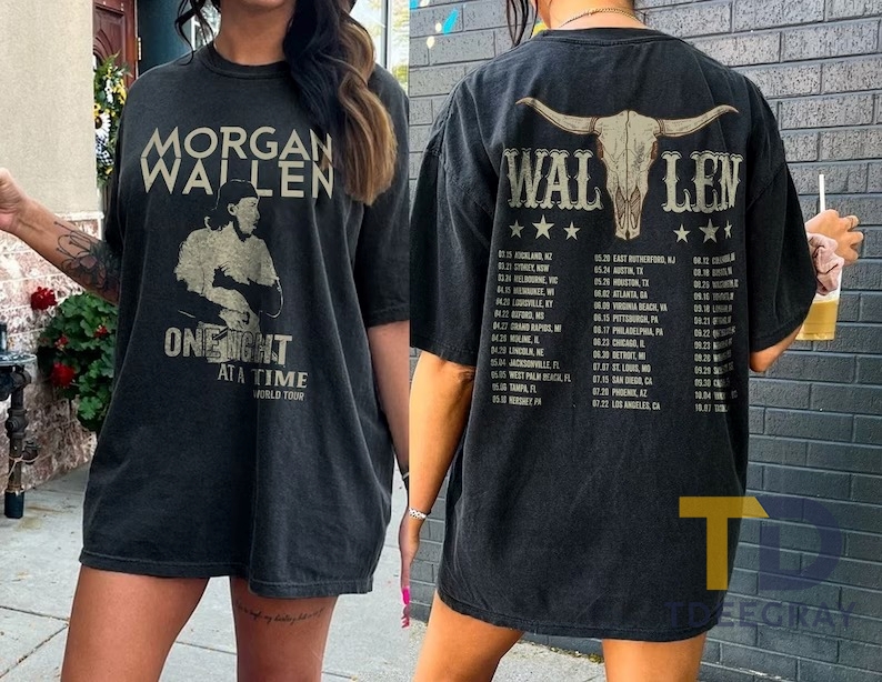 Morgan Wallen Tour 2023 Merch, Country Music Concert Shirt