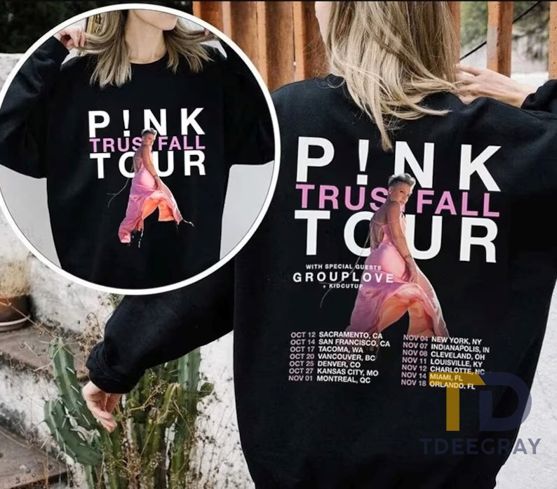 P!nk Trustfall Tour 2023 Shirt, Pink Tour Shirt