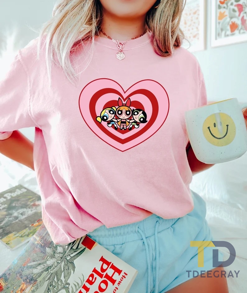 Power Puff Girl T-Shirt, Retro 90's Tee