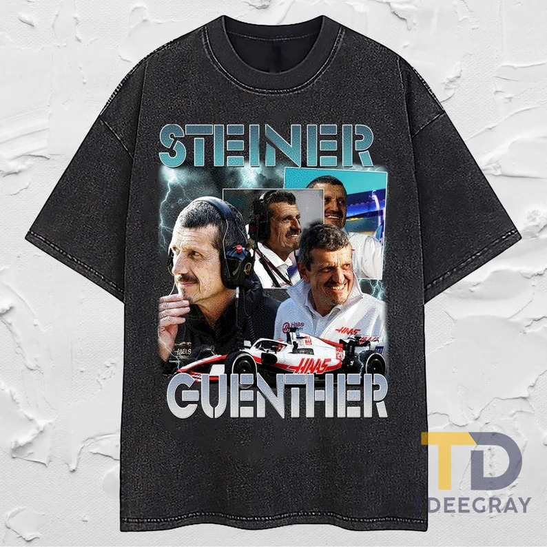 Guenther Steiner Vintage T-Shirt, Formula Racing F1 Shirt