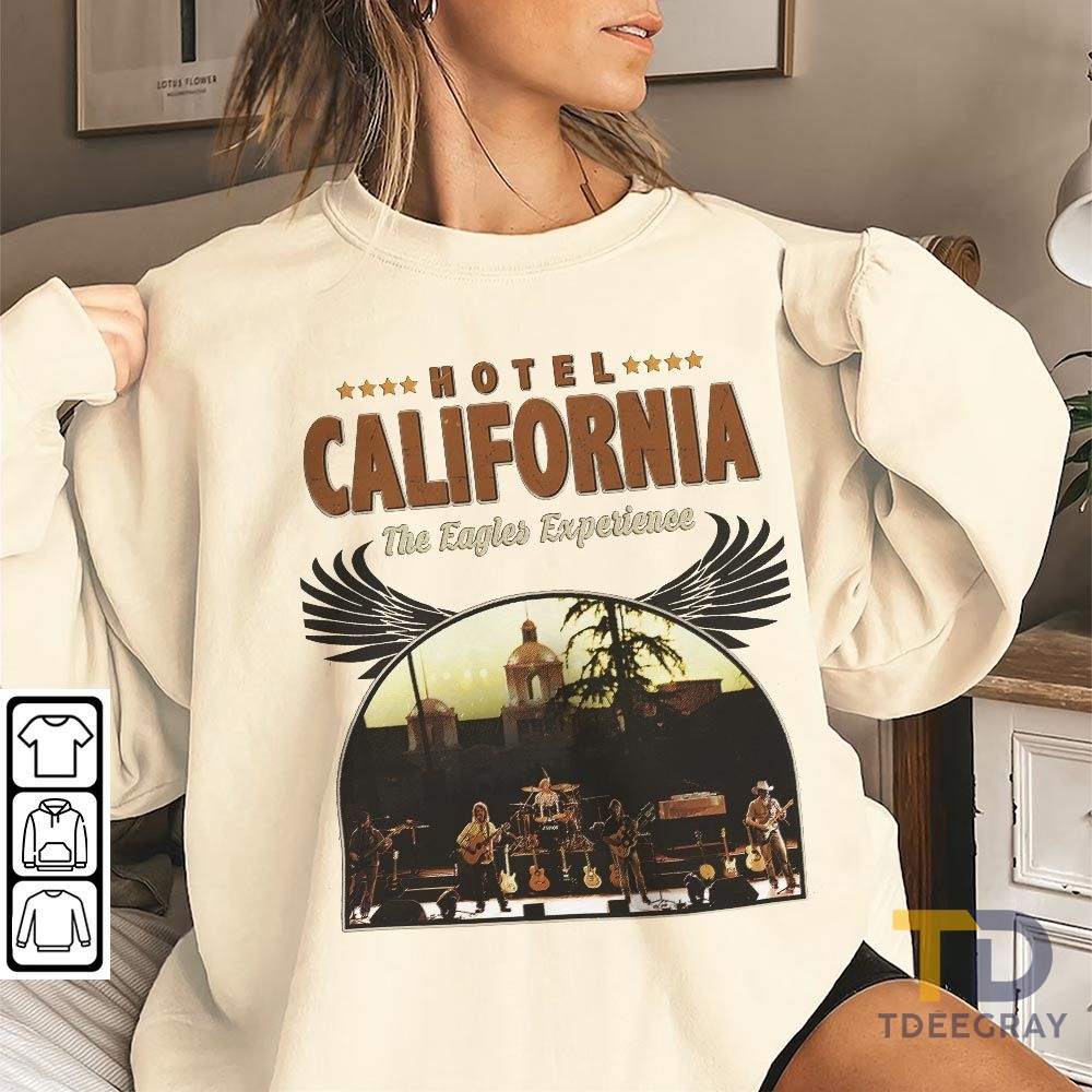 Eagles, Hotel California Tour 2023, Rock Band T-Shirt