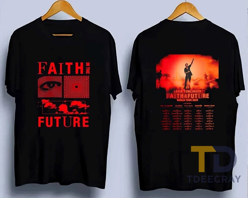 HOT Louis Tomlinson T-Shirt, Faith In The Future World Tour 2023 Shirt