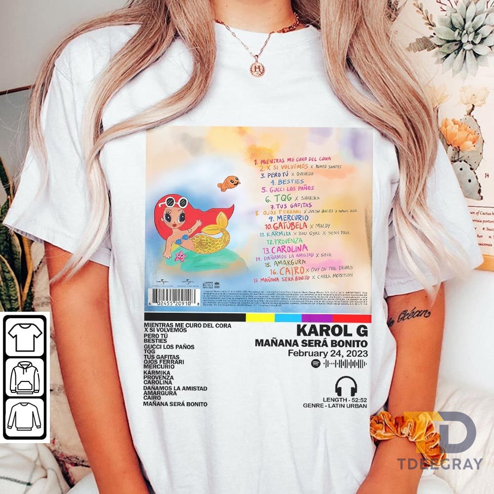 HOT Mañana Será Bonito Comfort Unisex T-Shirt, Karol G Album Music Shirt