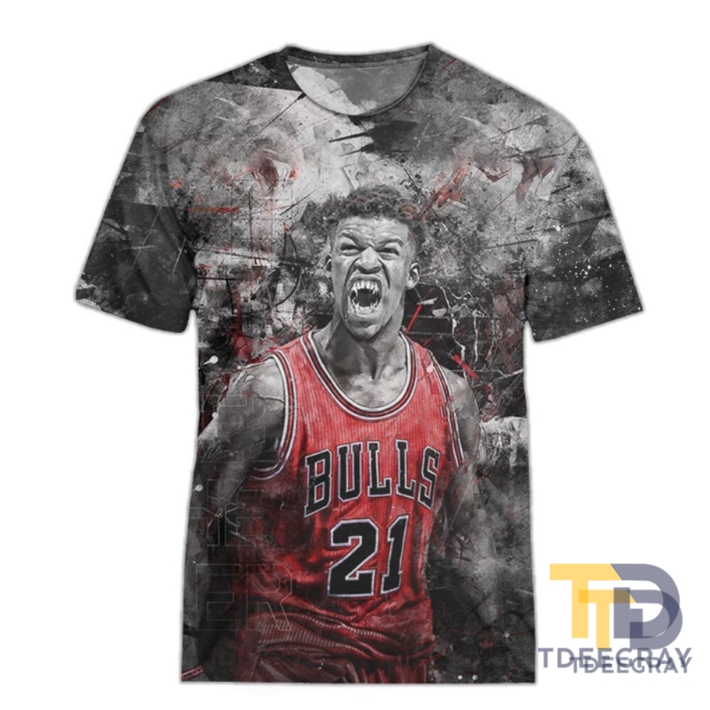 Jimmy Butler 3D Hoodie Jimmy Butler Basketball T-Shirt - TDEEGRAY