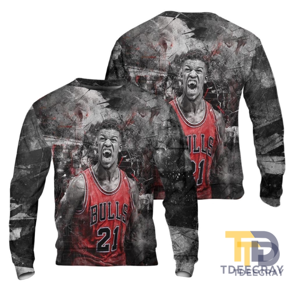 Jimmy Butler 3D Hoodie Jimmy Butler Basketball T-Shirt - TDEEGRAY