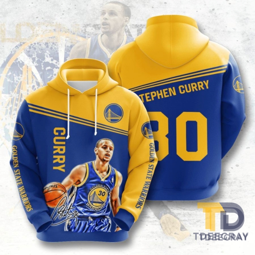 Stephen Curry Golden State Warriors Men And Women 3D All Over Printed Hoodie Apparel - Tdeegray