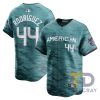 Unisex American League Julio Rodriguez Nike Teal, Cincinnati Reds Nike Black 2023 City Connect Replica Jersey