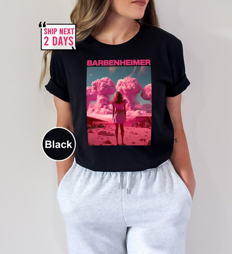 Trending Barbenheimer Shirt Clothing Barbenheimer Meme Tshirt Trending Unisex Tshir Trending 2023 Movie Shirt For Women Men