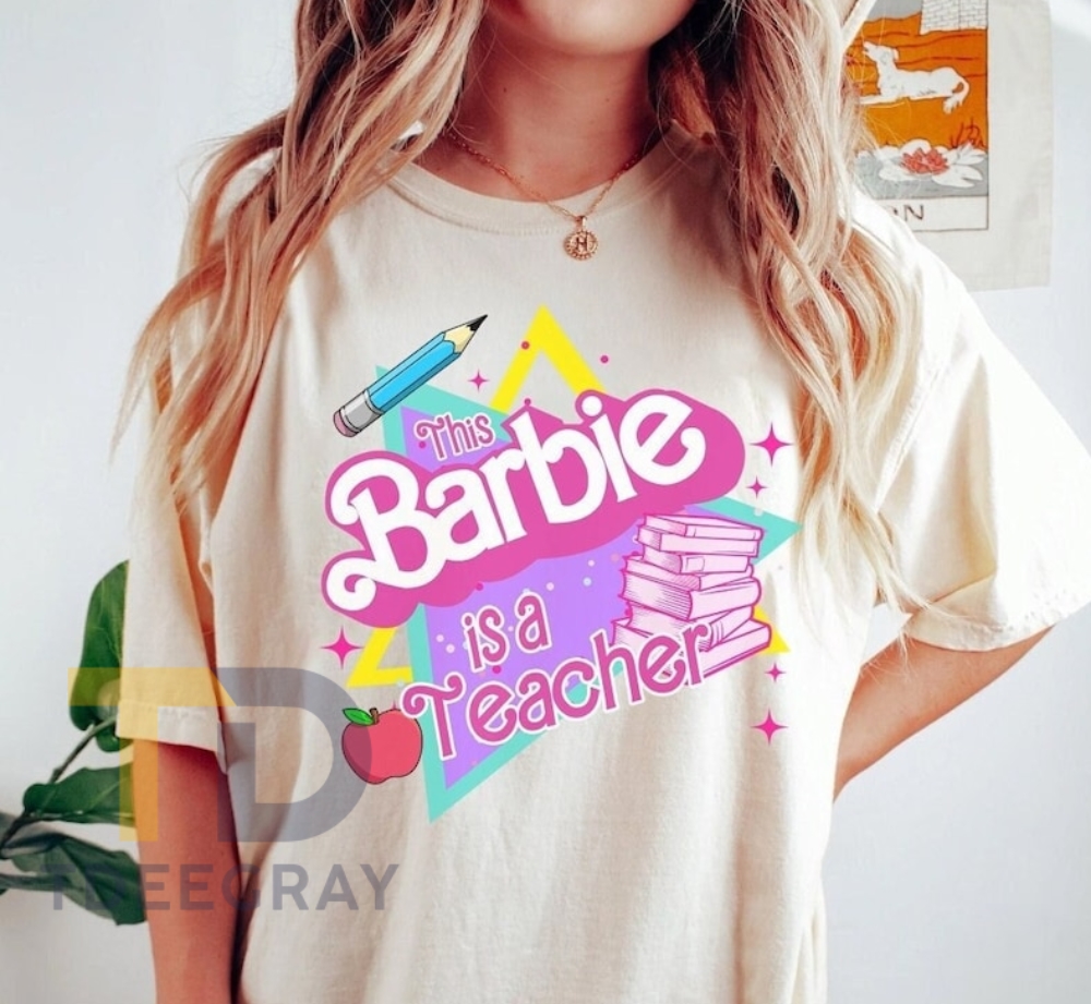 Back To School Barbie Teacher Shirt, Pink Teacher Shirt, This Barbi Is A Teacher Shirt, Back To School Shirt for Teachers,Womens Teacher Gift, Barbie Merch