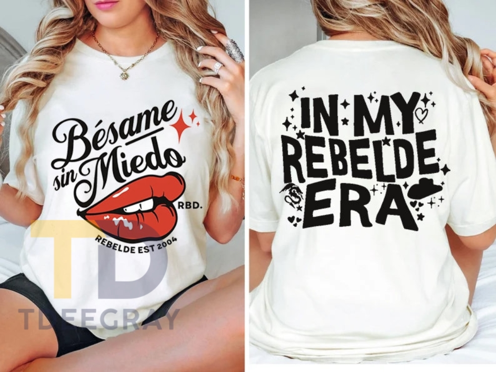 Besame Sin Miedo RBD Soy Rebelde Tour 2023 Shirt, Generacion Rebelde World Tour T-Shirt, Rebelde Merch, Gift For Fan
