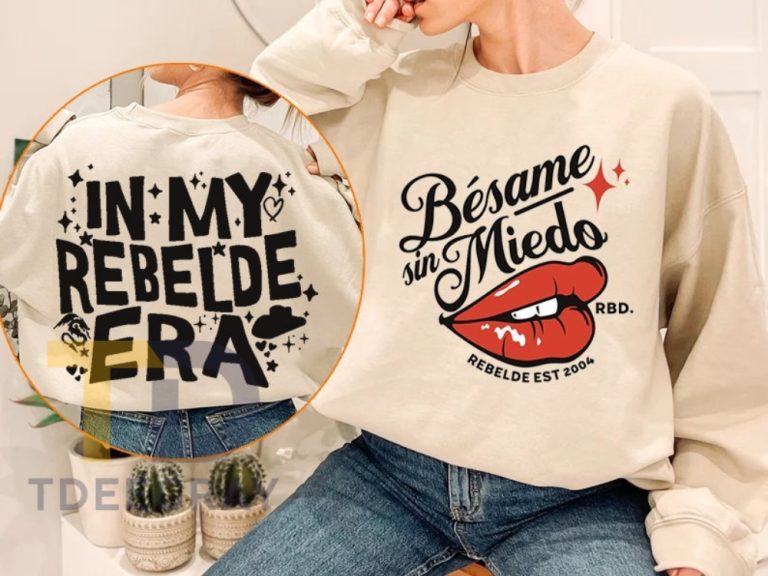 Besame Sin Miedo RBD Soy Rebelde Tour 2023 Shirt, Generacion Rebelde World Tour T-Shirt, Rebelde Merch, Gift For Fan