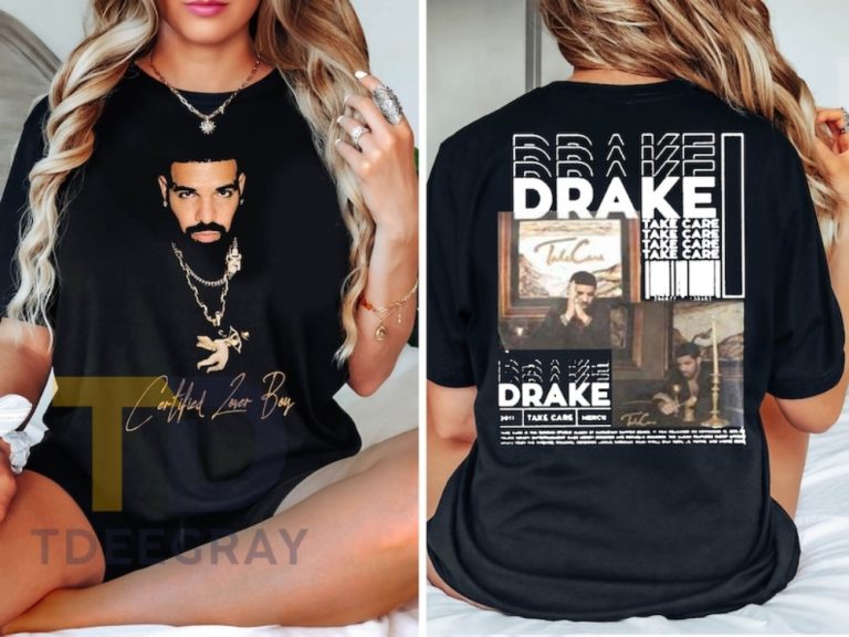 Double Sided Drake Shirt Gift For Fans, Drake Certified Lover Boy Shirt, Drake Rapper Shirt, Drake Tour Shirt, Drake Its All A Blur Tour 2023