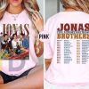 Double-sided vintage Jonas Brothers Tour Shirts For Fans