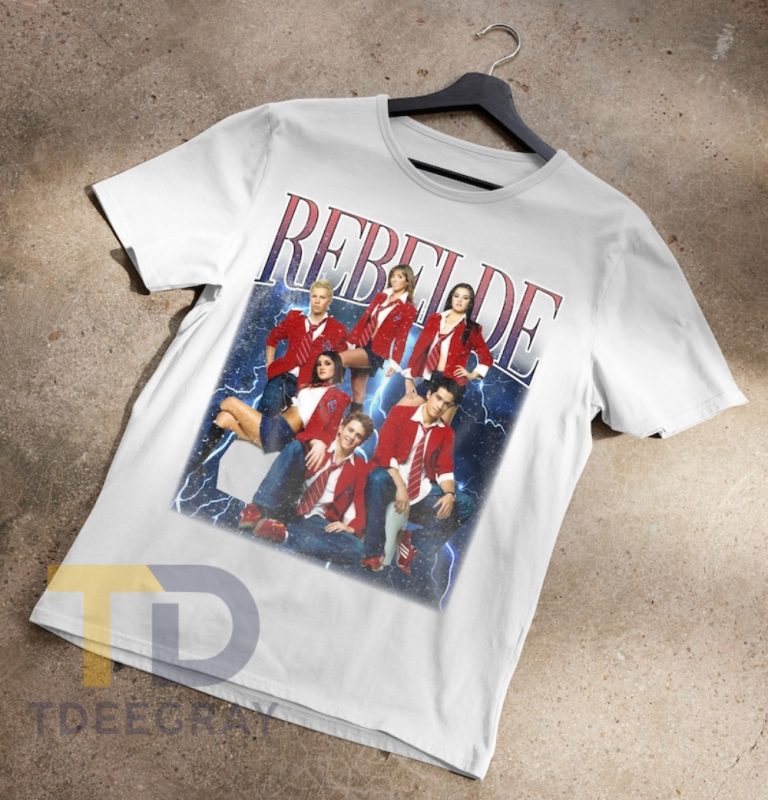 Limited Rebelde Shirt, Vintage 90s Graphic Tee, RBD Concert Shirt, Trending Shirt, Mexican Shirt Men, Rebelde Tshirt Gift for Man Woman