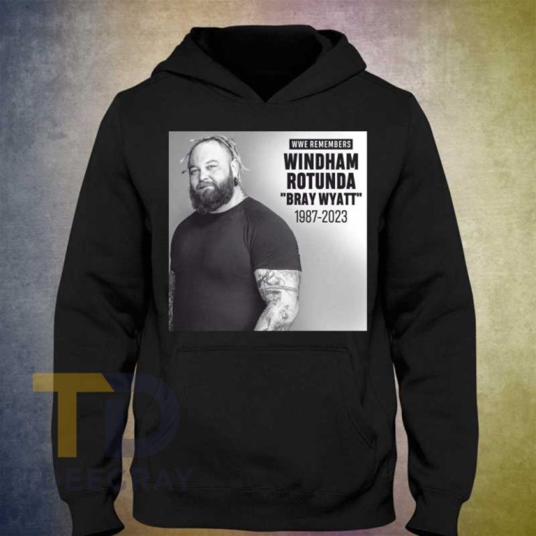 Rip Bray Wyatt 1987 2023 Hoodie Shirt Long Sleeve, WWE Bray Wyatt Death, R.I.P Bray Wyatt, Gift For Fans