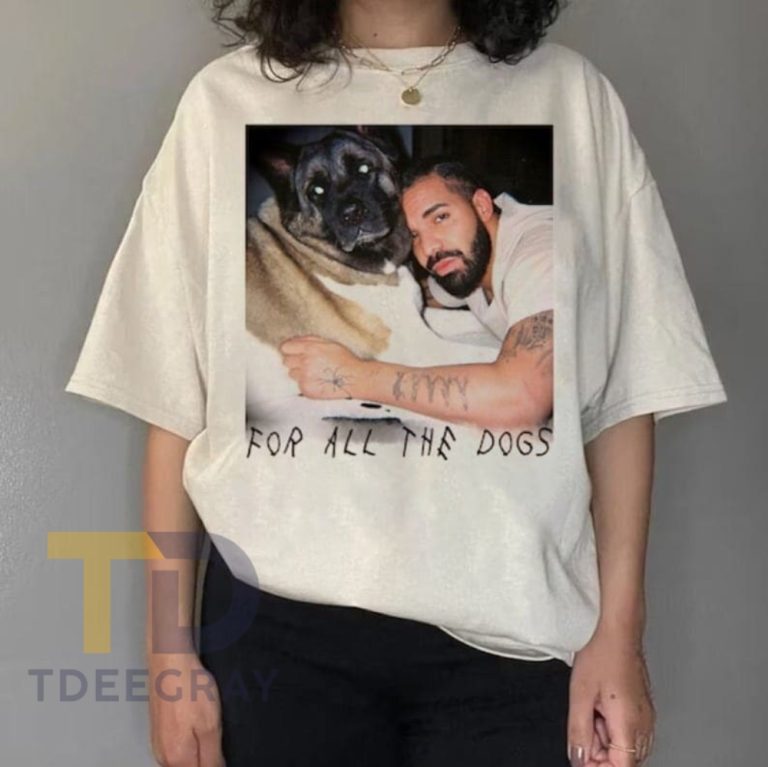 Vintage For All The Dogs Drake Shirt Merch Unisex, Drake Graphic Tees Drake Shirt Rappers Unisex T Shirt