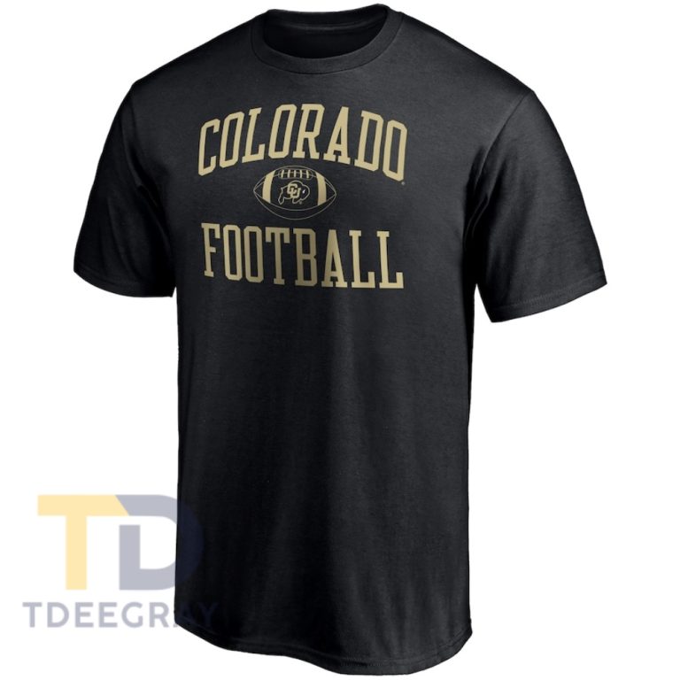 College Football Colorado football Shirt Gift For Him, Fanatics Branded Black Colorado Buffaloes First Sprint Team T-Shirt, Sport Game Day Tee 2023
