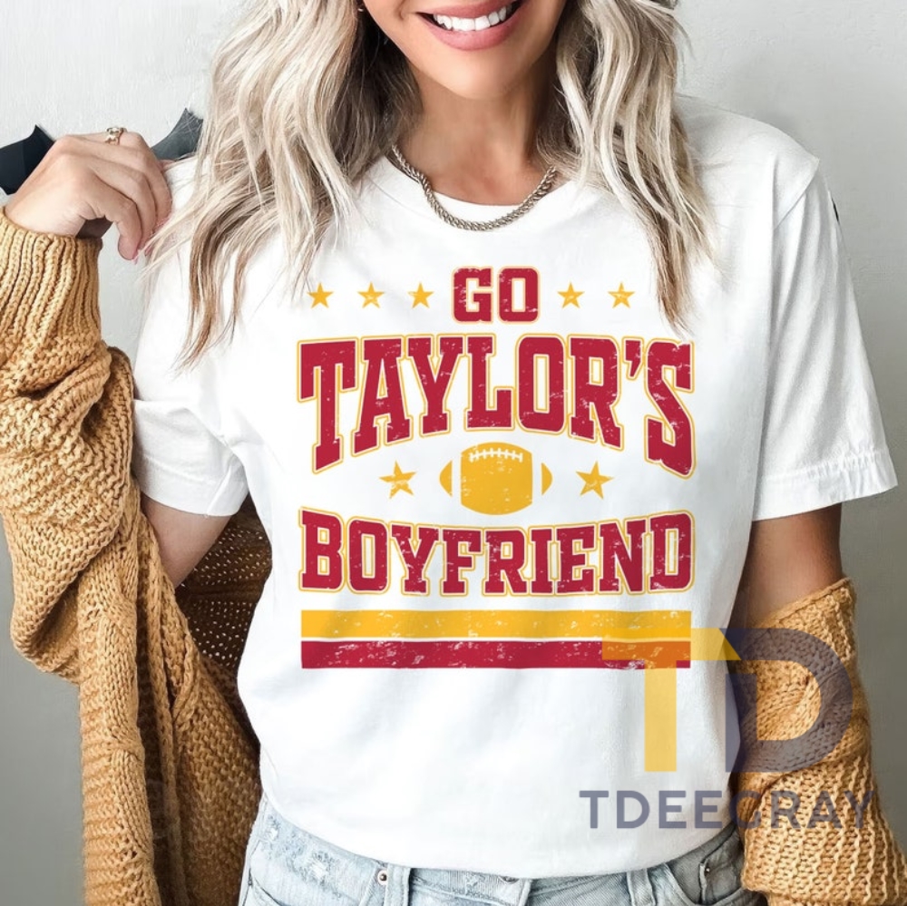 Go Taylors Boyfriend Shirt Swift Kelce Shirt Vintage Swift Shirt