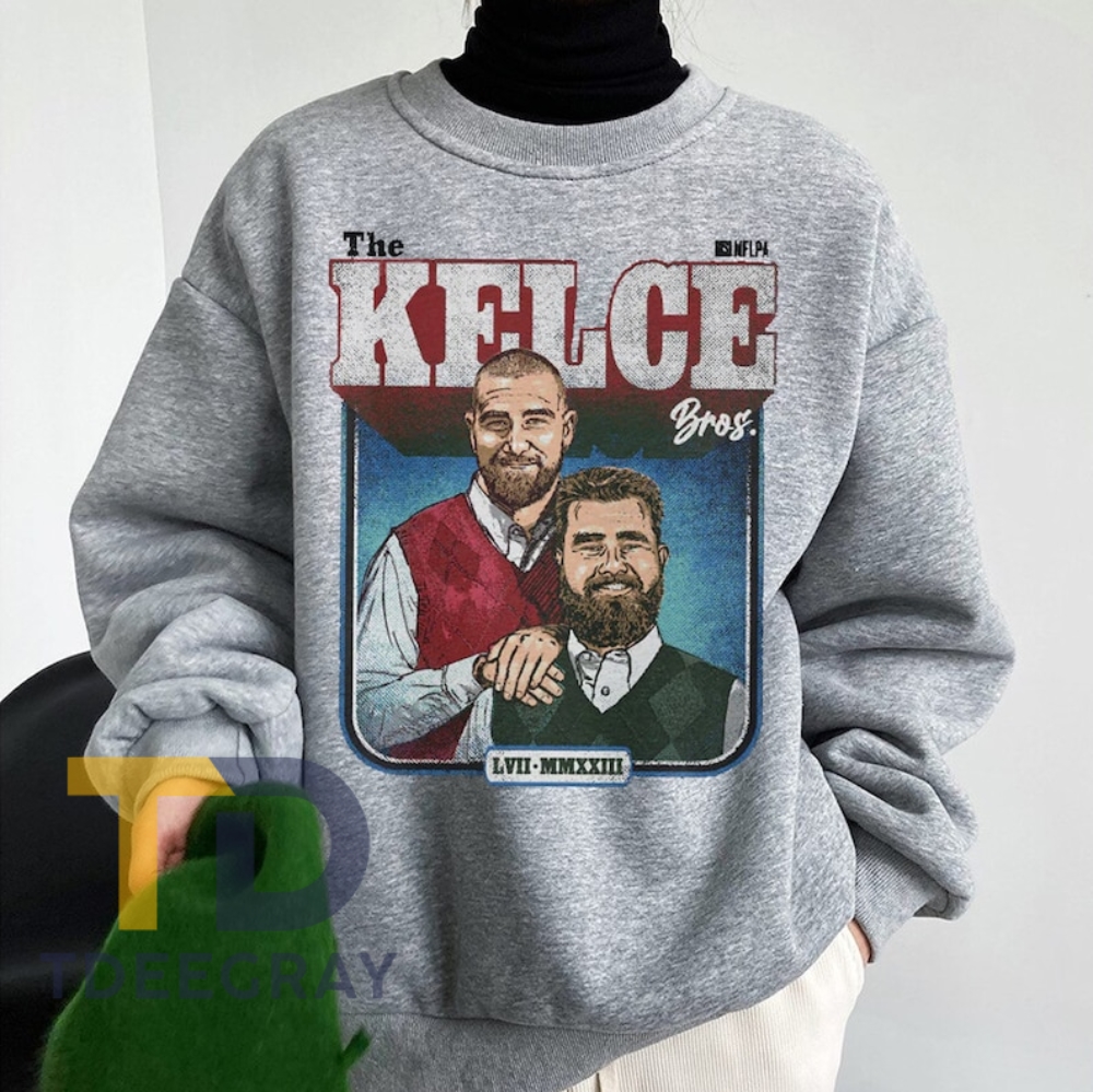 Jason Kelce  Travis Kelce Bros Sweatshirt Football Fan Gift