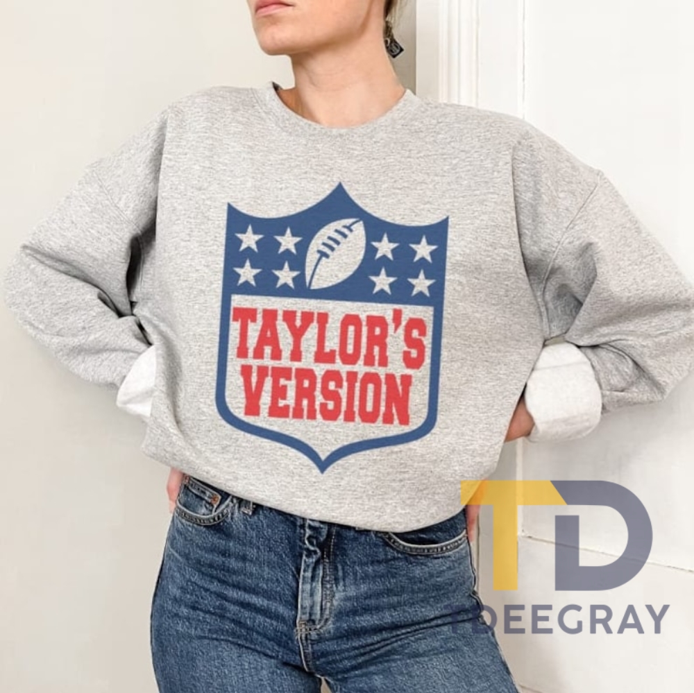 Taylors Version Football Sweatshirt Taylor And Travis