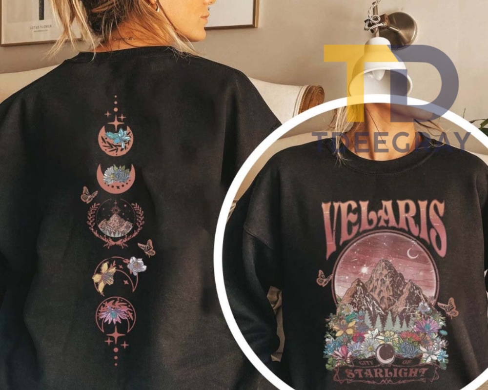 Velaris City Of Starlight Doublesided Sweatshirt The Night Court Shirt