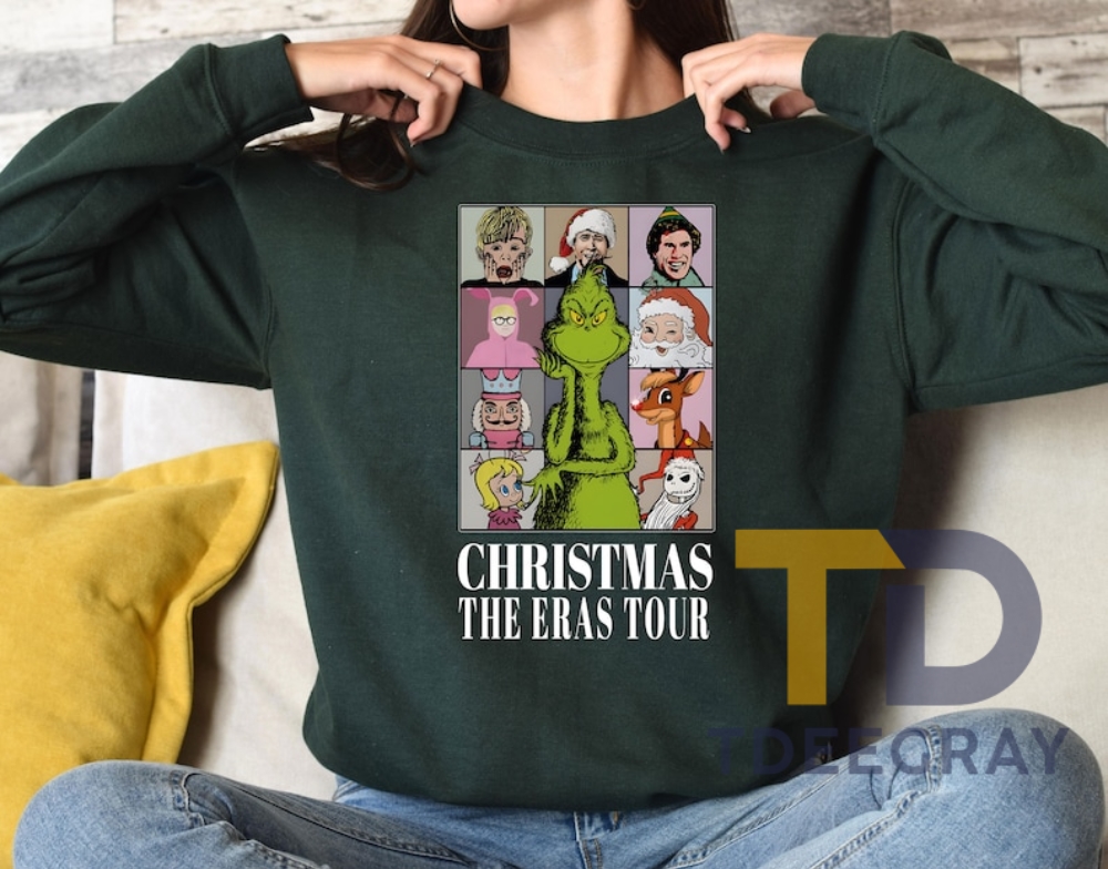Christmas The Eras Tour Sweatshirt Grinchmas Shirt