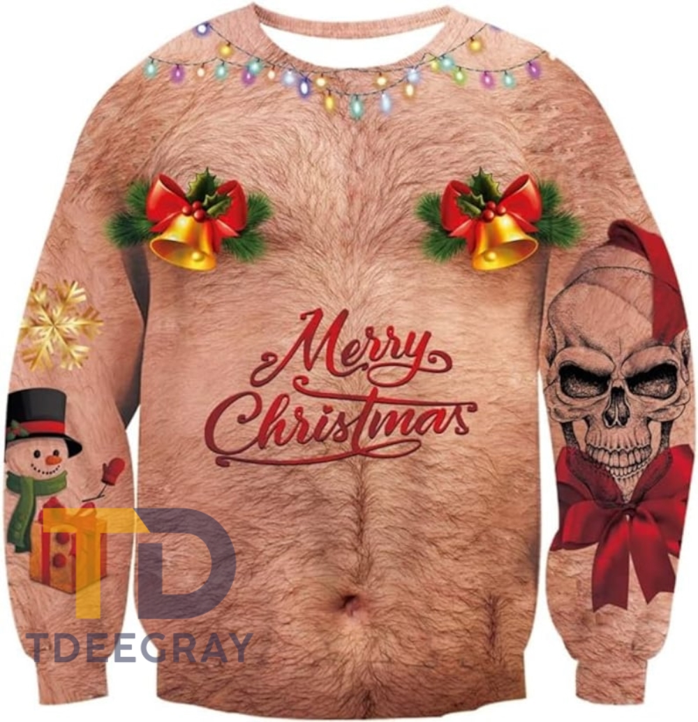 Funny Christmas Ugly Sweater Xmas Lover Ugly Sweatshir