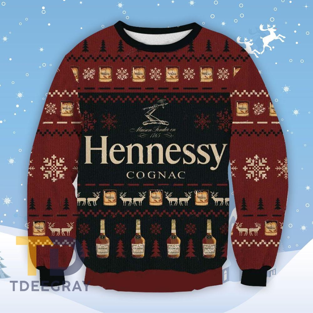 Hennessy Cognac Ugly Christmas Sweatshirt