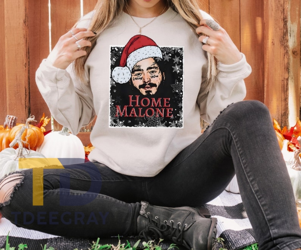 Home Malone Sweatshirt Ugly Christmas Sweathirt