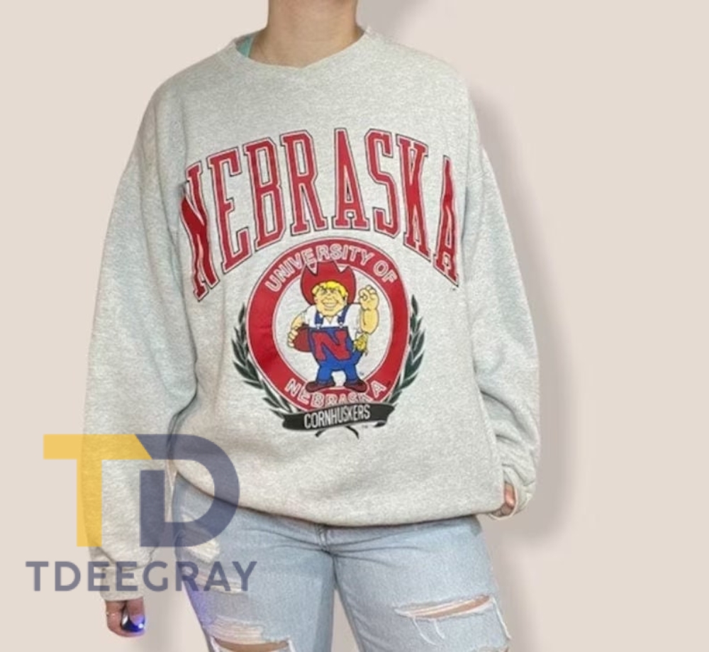 Huskers University Of Nebraska Sweatshirt Go Big Red Sweatshirt