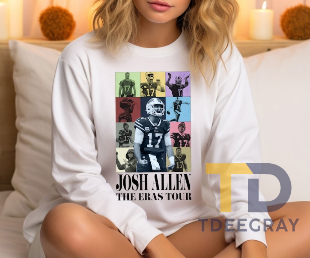 Josh Allen The Eras Tour Sweatshirt, Football Fan Gifts