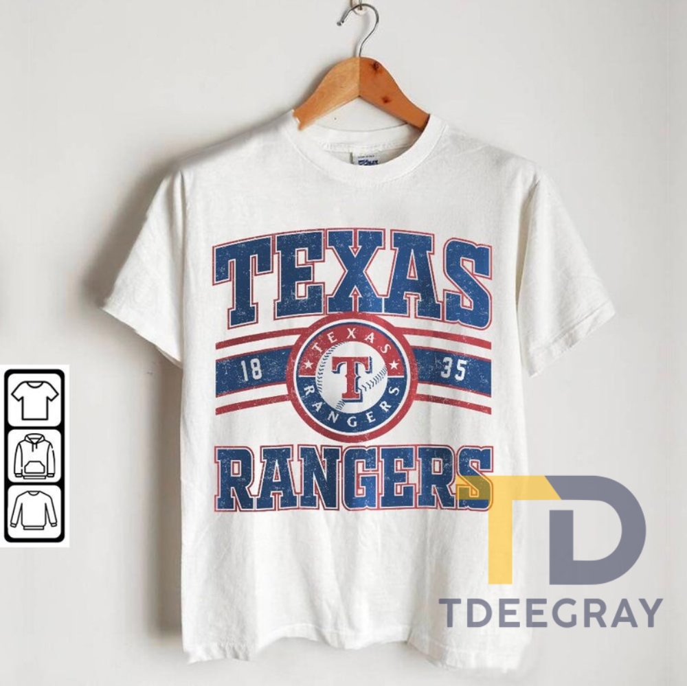 Texas Baseball Sweatshirt Jersey Champions Mlb Texas Rangers Baseball Tshirt