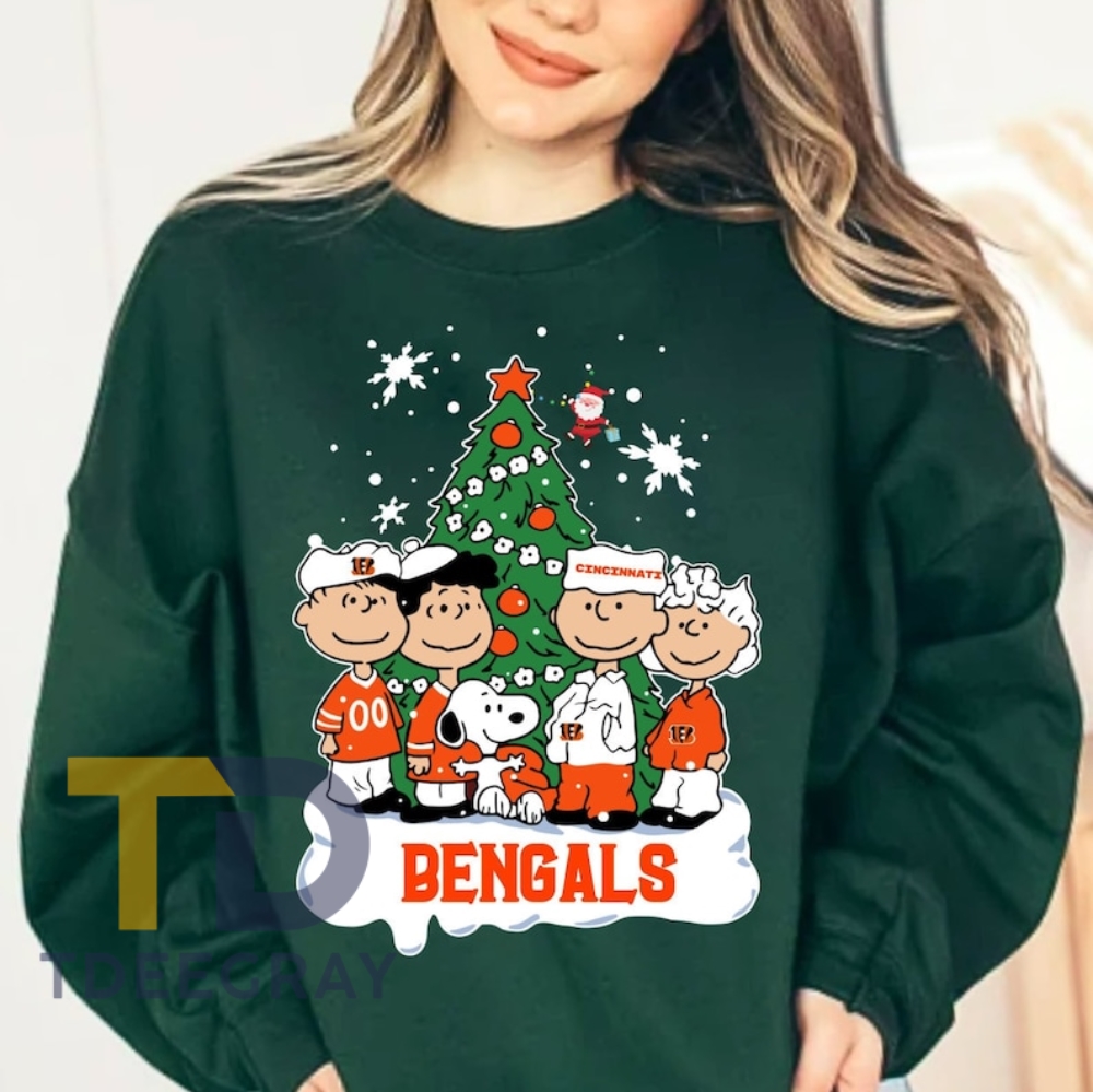Vintage Cincinnati Bengals Christmas Football NFL Champions 2023-24 Sweatshirt