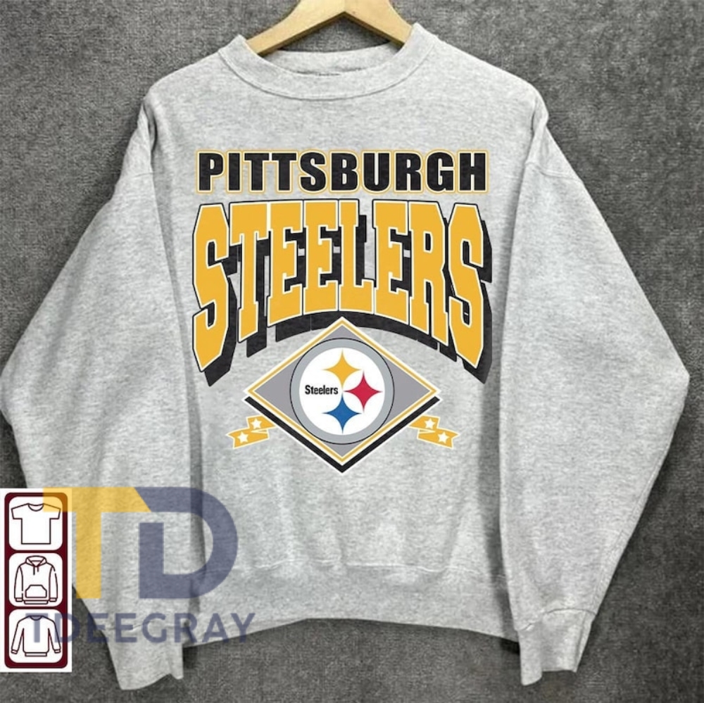 Vintage Nfl Football Shirt Vintage Pittsburgh Sweatshirt Football Fan Tee